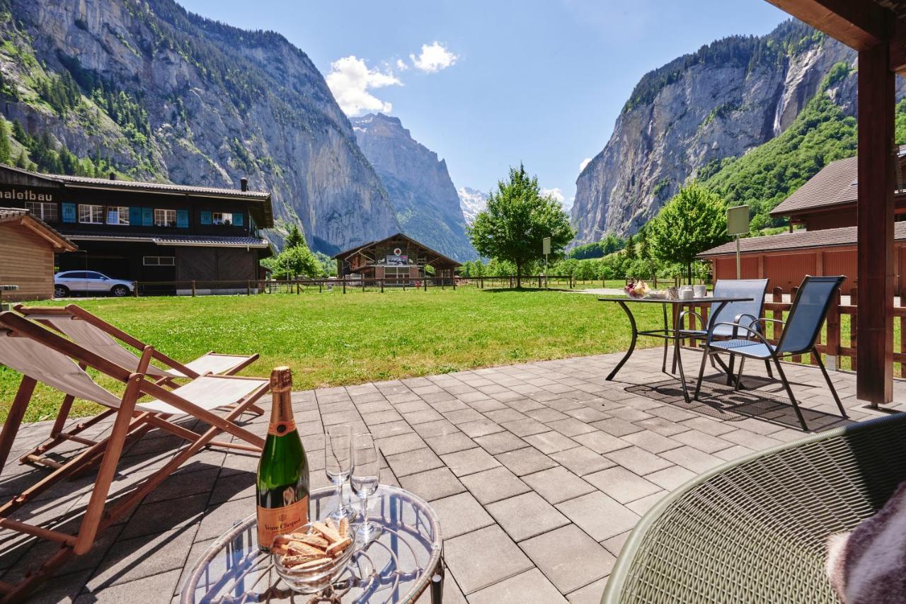 Apartment Truemmelbach, Comfortabl & Cozy, Private Terrace With Best Views Lauterbrunnen Exterior photo