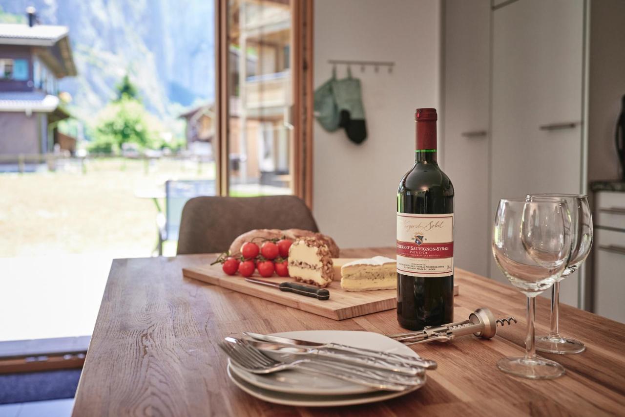 Apartment Truemmelbach, Comfortabl & Cozy, Private Terrace With Best Views Lauterbrunnen Exterior photo