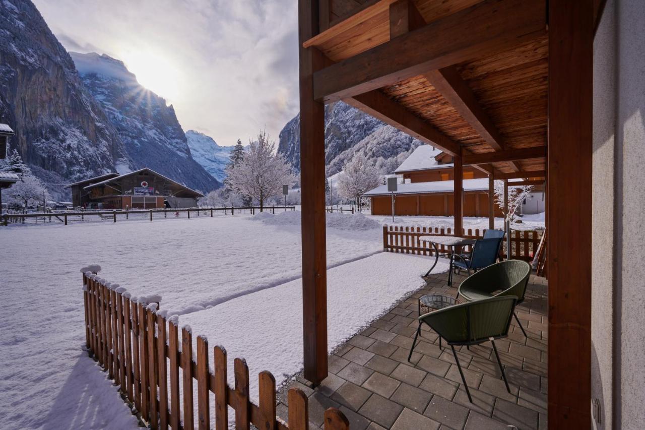 Apartment Truemmelbach, Comfortabl & Cozy, Private Terrace With Best Views Lauterbrunnen Exterior photo