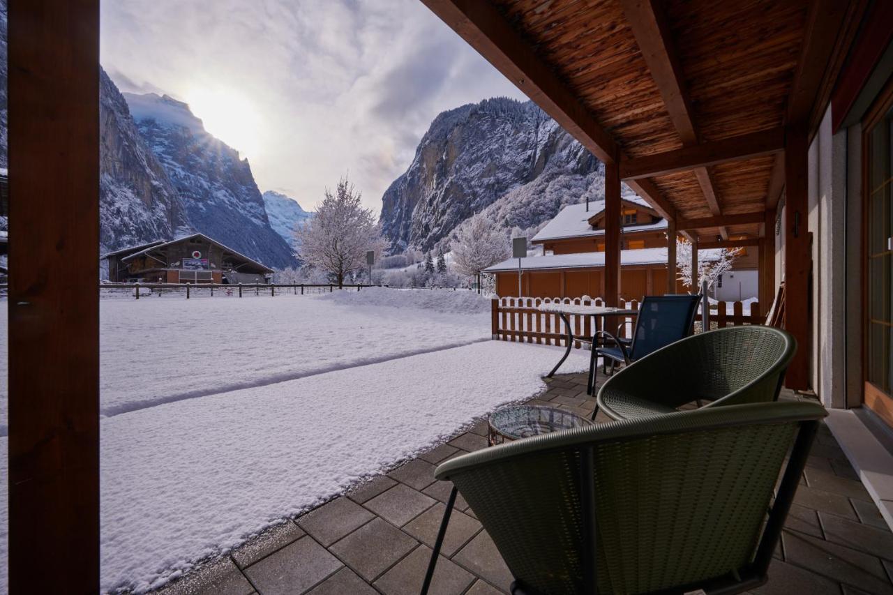 Apartment Truemmelbach, Comfortabl & Cozy, Private Terrace With Best Views Lauterbrunnen Exterior photo